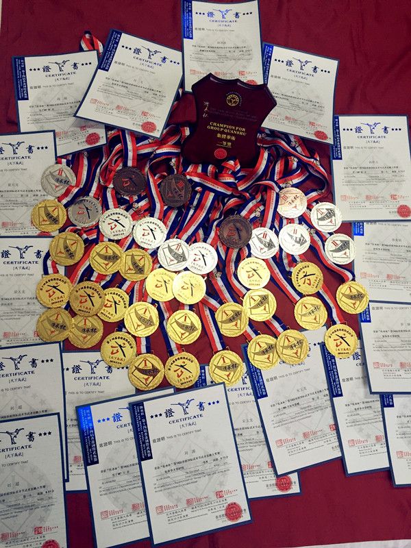 我院获香港国际武术节集体拳术第1名喜摘26金11银4铜